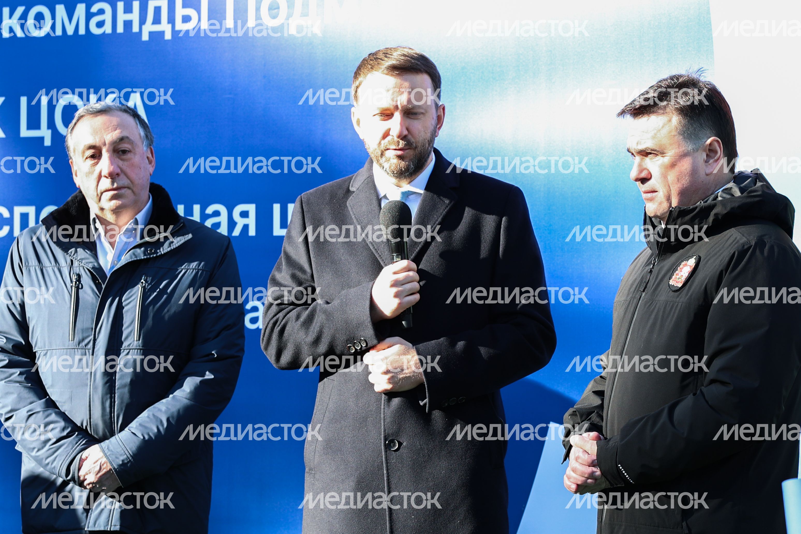 Андрей Воробьев заложил первый камень в основание новой футбольной базы для ЦСКА Андрей Воробьев заложил первый камень в основание новой футбольной базы для ЦСКА
