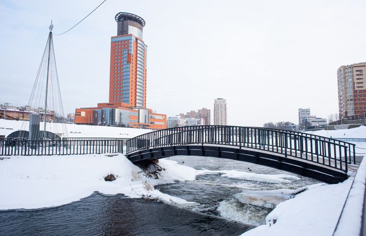 Зимние виды города Щелково