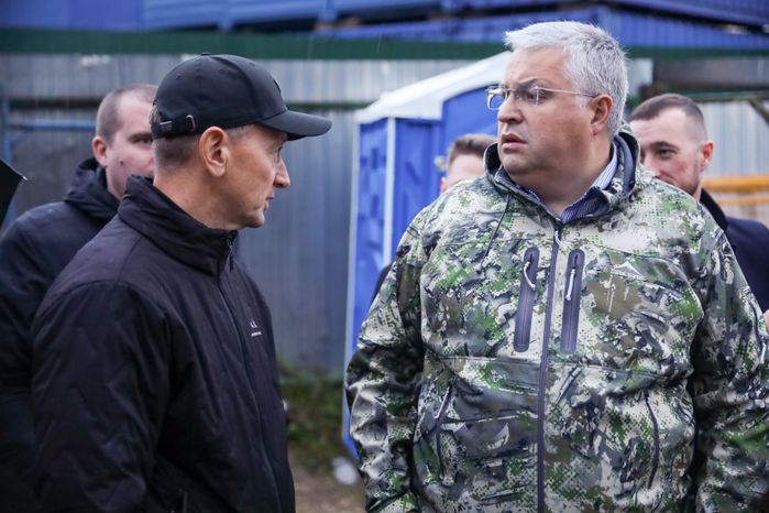 Кирилл Григорьев проверил ход масштабной реконструкции системы водоотведения в Солнечногорске