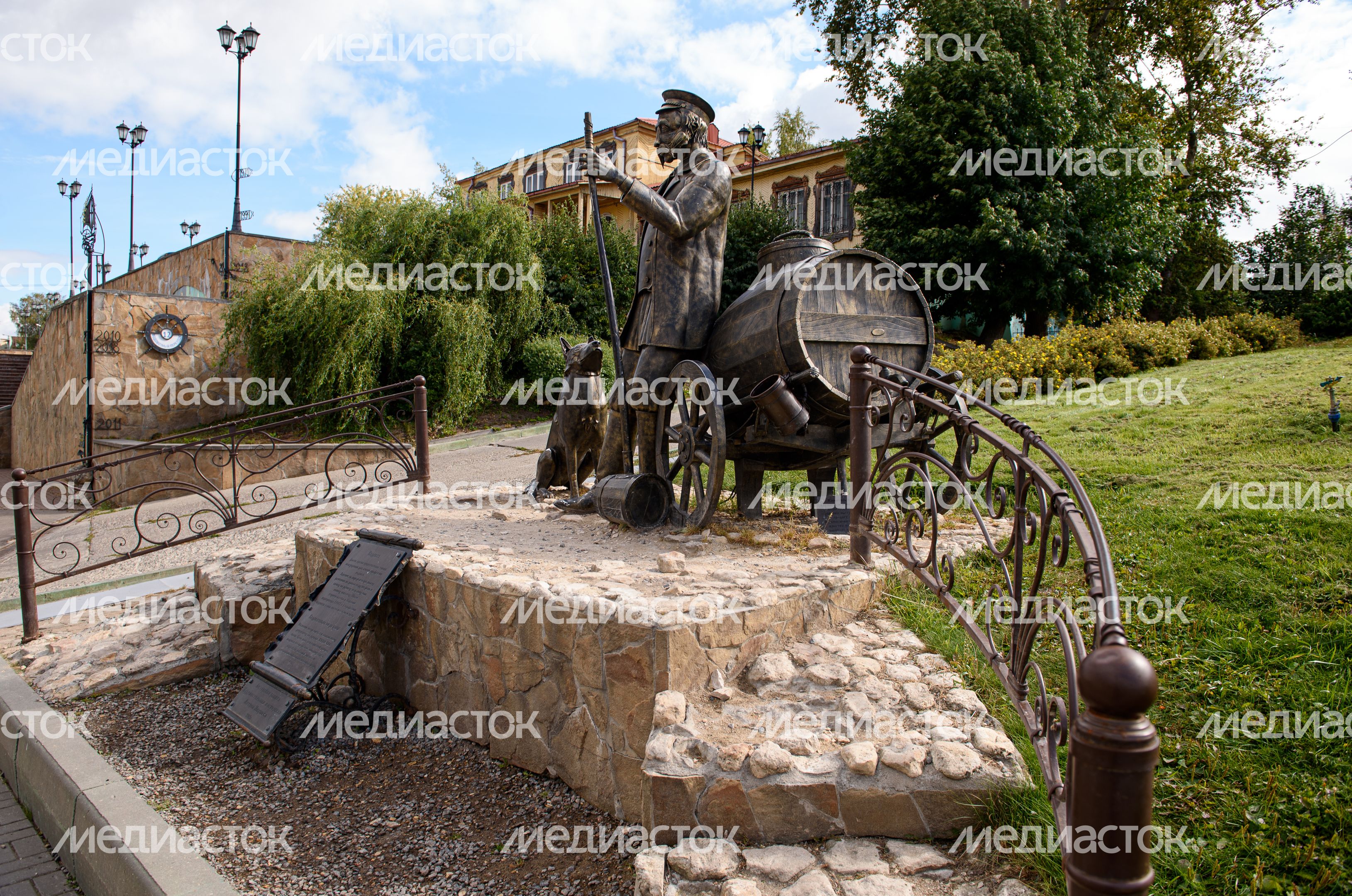 Коломна. Памятник водовозу Коломна. Памятник водовозу