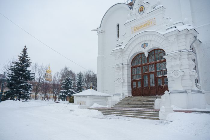 Сергиев Посад. Свято-Троицкая Сергиева лавра. Зима