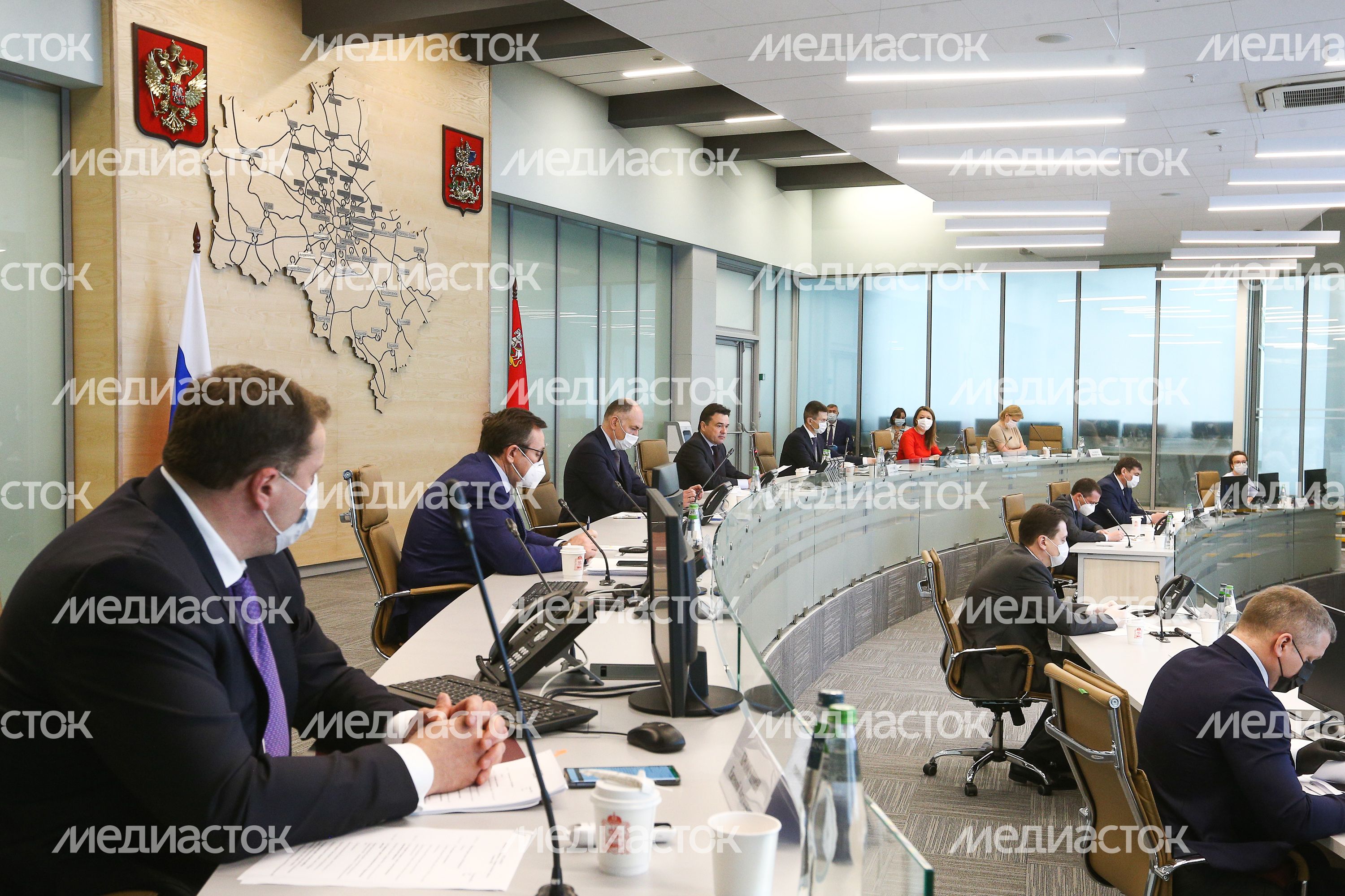 Совещание губернатора Подмосковья с главами городских округов региона