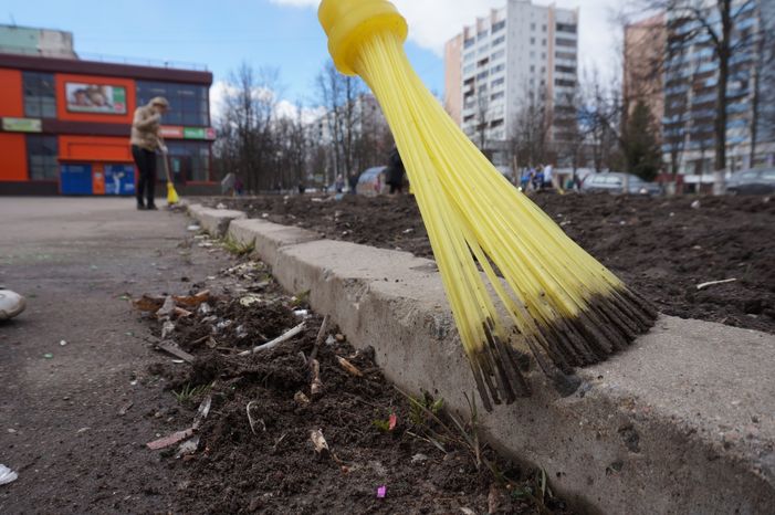 Единый областной субботник в Краснознаменске