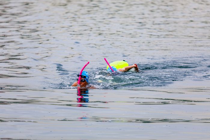 Заплыв на открытой воде Swimcup на Кореневском карьере в Люберцах