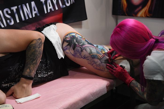 Открытие фестиваля «Russian Tattoo Expo» в Москве