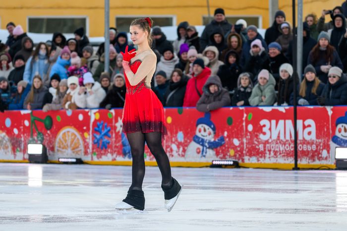 Гала-концерт фестиваля фигурного катания «Хрустальный лед» в Центральном парке культуры и отдыха Пушкино