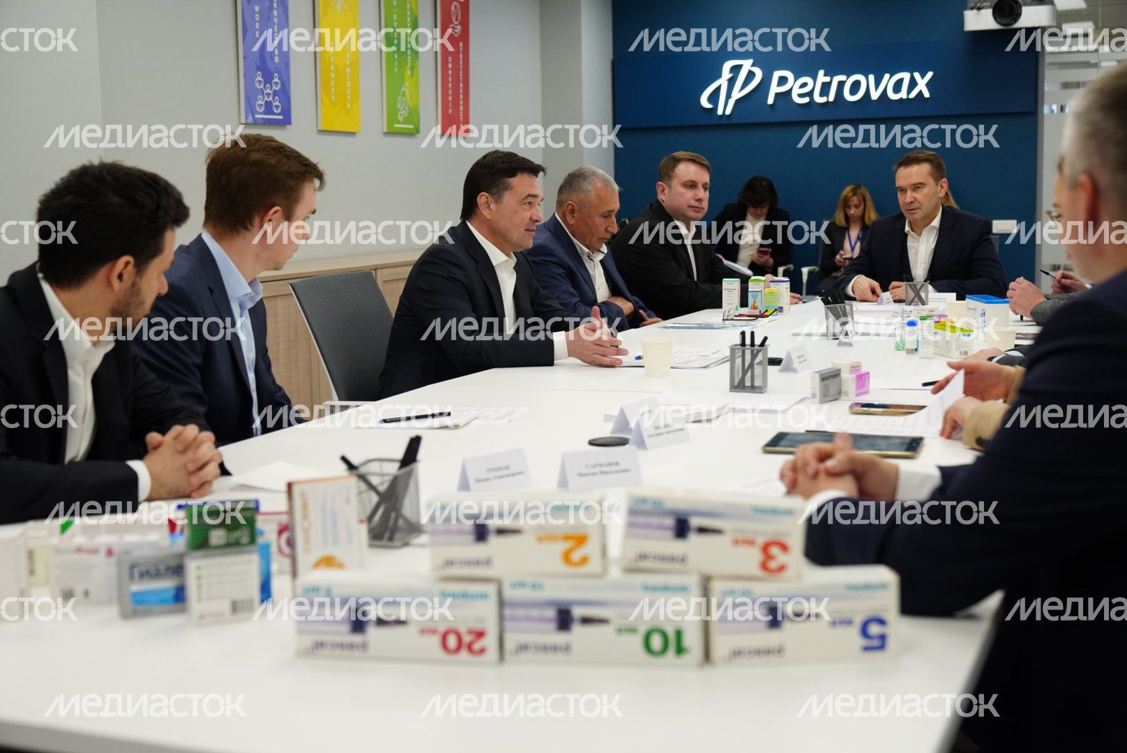 Встреча губернатора с фармпроизводителями Подмосковья