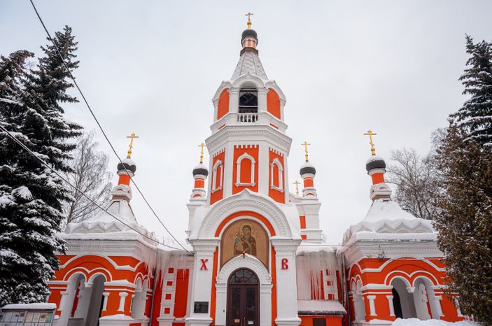Зимние виды города Солнечногорск