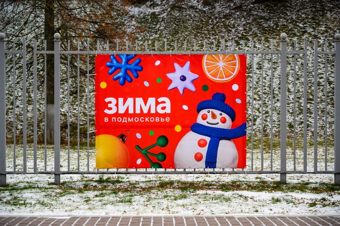 Баннер проекта «Зима в Подмосковье»