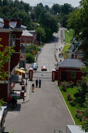 Вид на улицу Вознесенская в Сергиевом Посаде