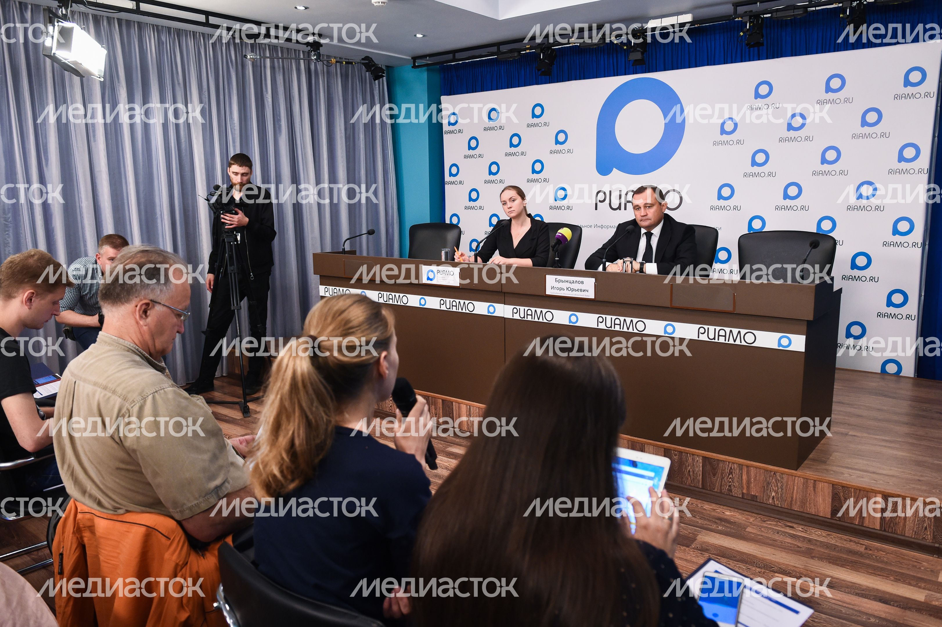 Пресс-конференция спикера Мособлдумы Игоря Брынцалова