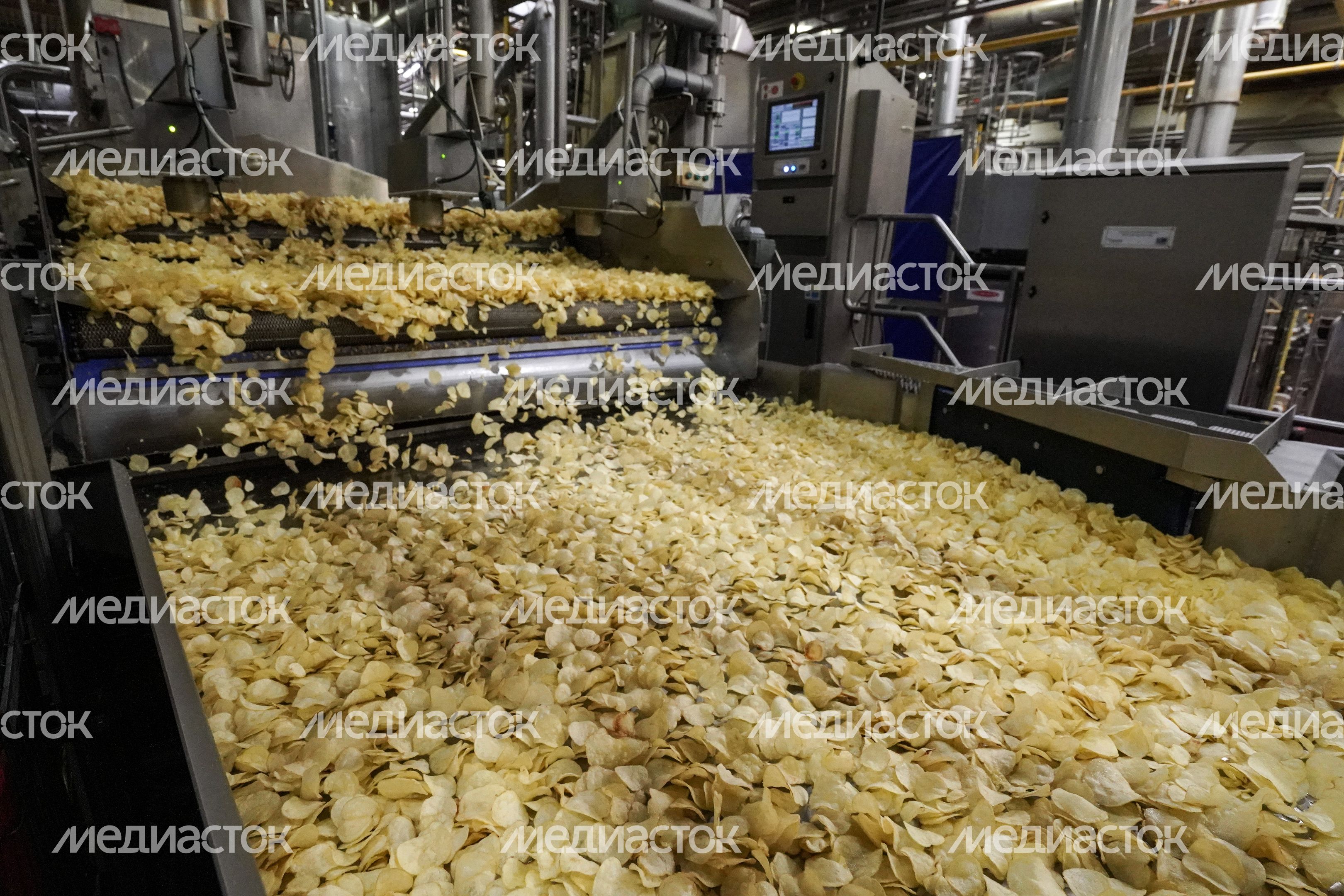 Производство чипсов Lay’s на заводе PepsiCo в Кашире Производство чипсов Lay’s на заводе PepsiCo в Кашире