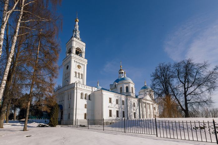 Собор Спаса Нерукотворного Образа в Спасо-Влахернском женском монастыре в поселке Деденево Дмитровского округа