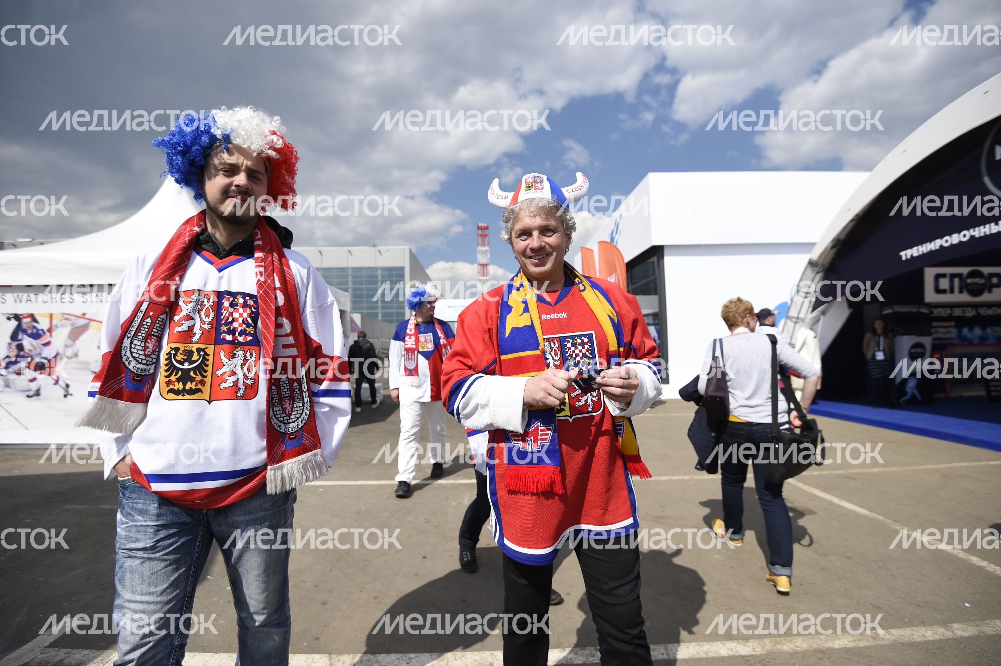 Фан-зона чемпионата мира по хоккею в Москве