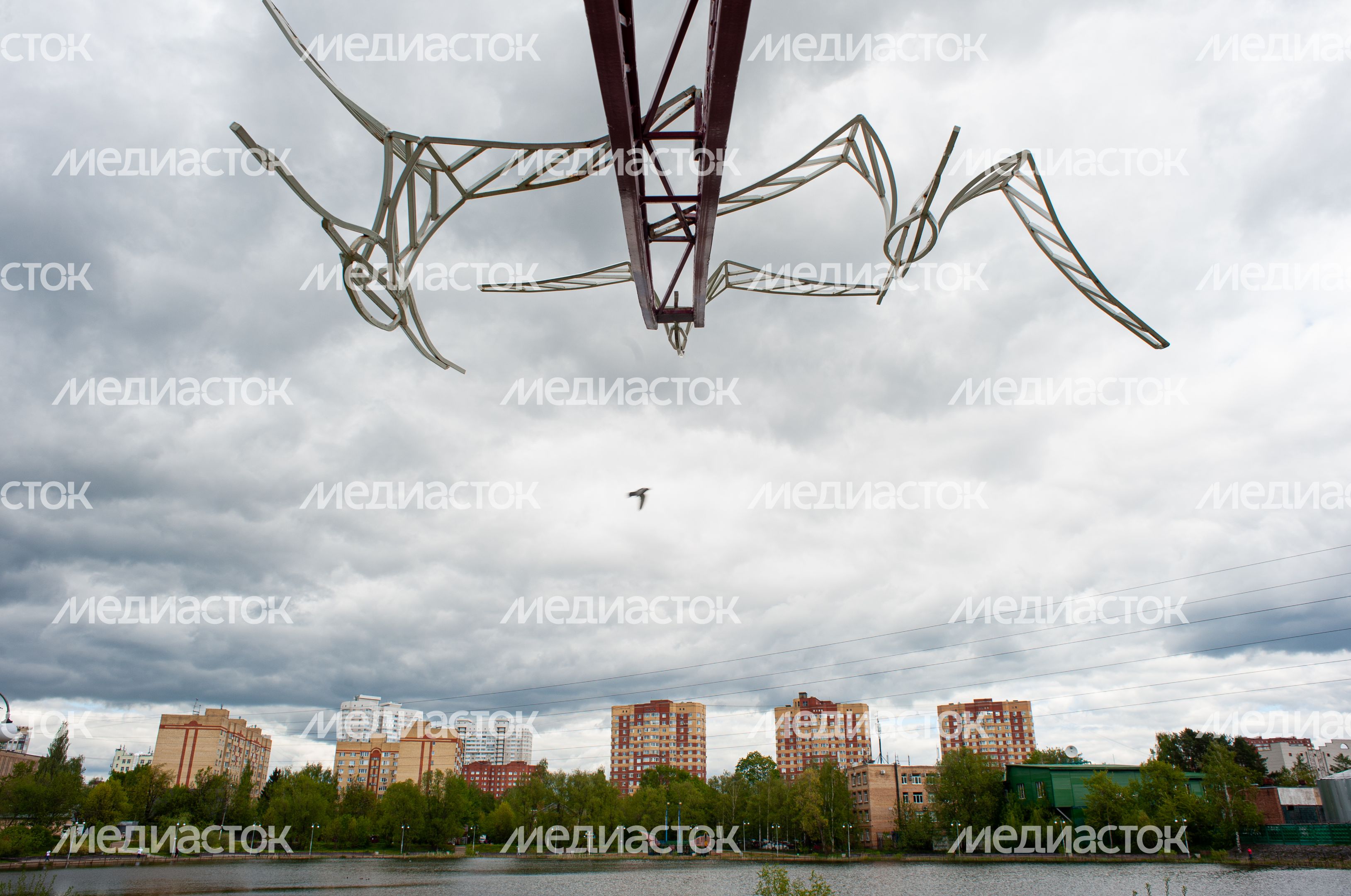 Весенние виды города Пушкино