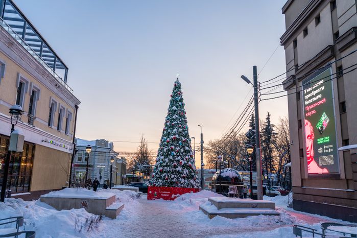 Зимние виды Звенигорода