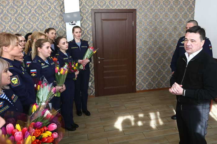 Поздравление с Международным женским днем связисток ВДВ Губернатором Подмосковья