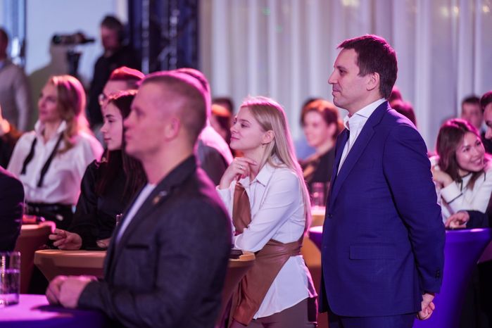 Зампред правительства Московской области Вячеслав Духин на премии "Золотой пиксель"