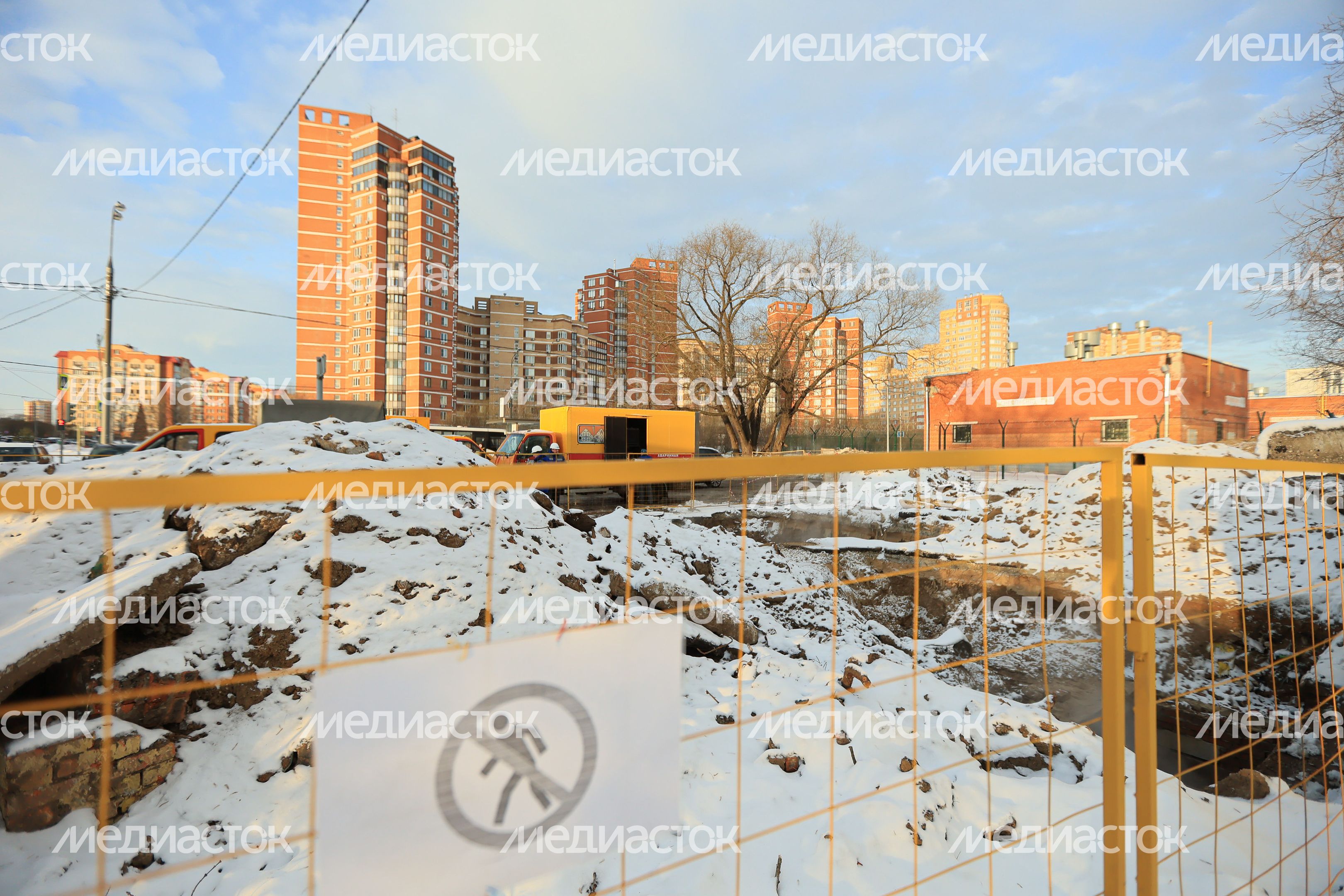 Посещение губернатором Подмосковья мкр. Новые Химки