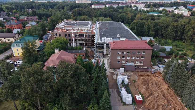 В Клину продолжается масштабная реконструкция спортшколы олимпийского резерва