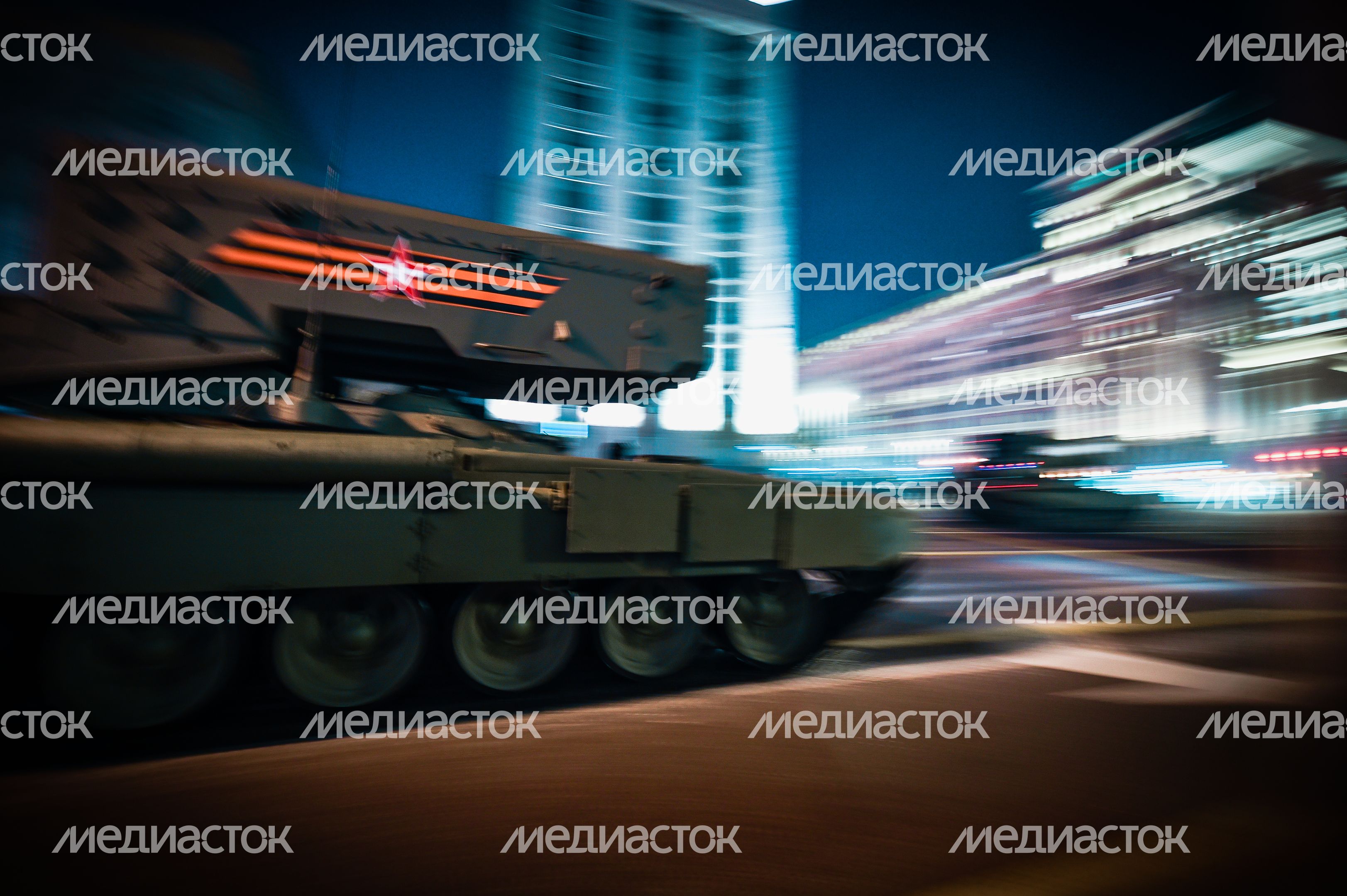 Вторая репетиция парада Победы в Москве