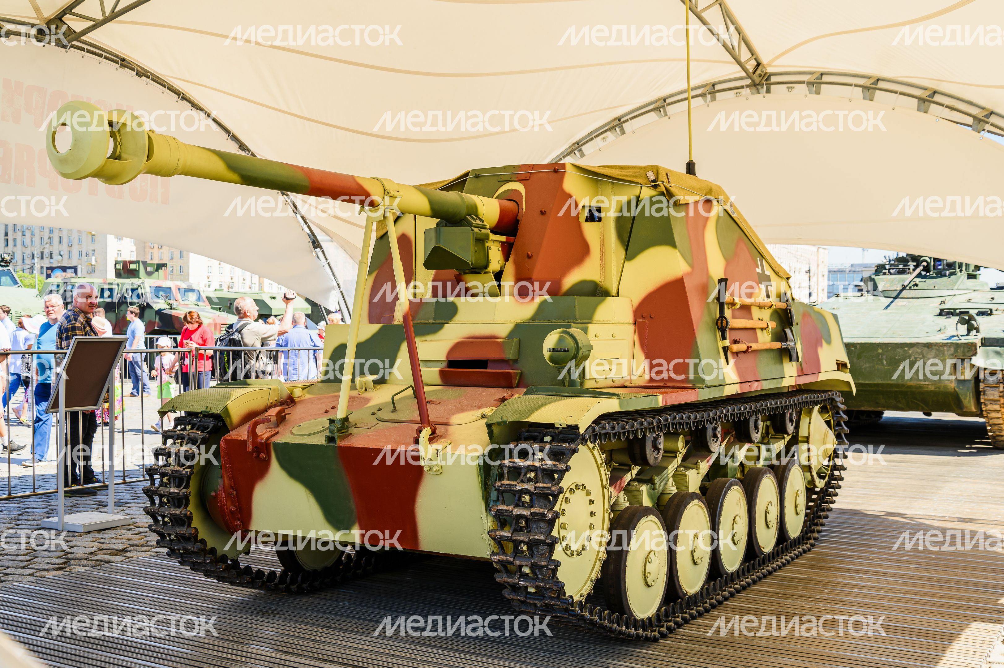 Выставка вооружения в Парке Победы, посвященная СВО