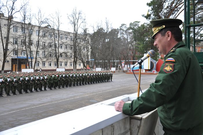 Подготовка к Параду Победы в Серпухове