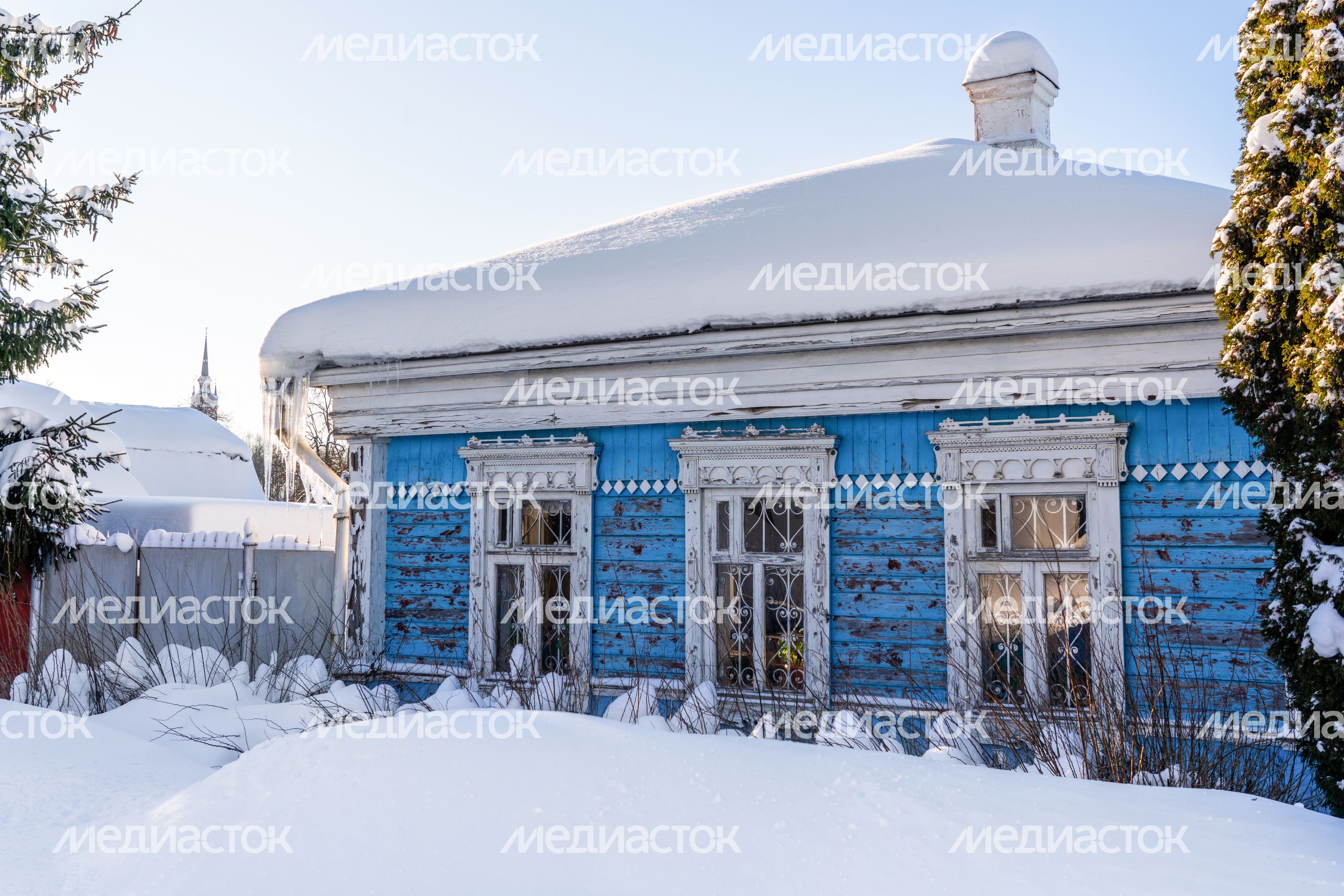 Деревянный старинный дом в Можайске Деревянный старинный дом в Можайске