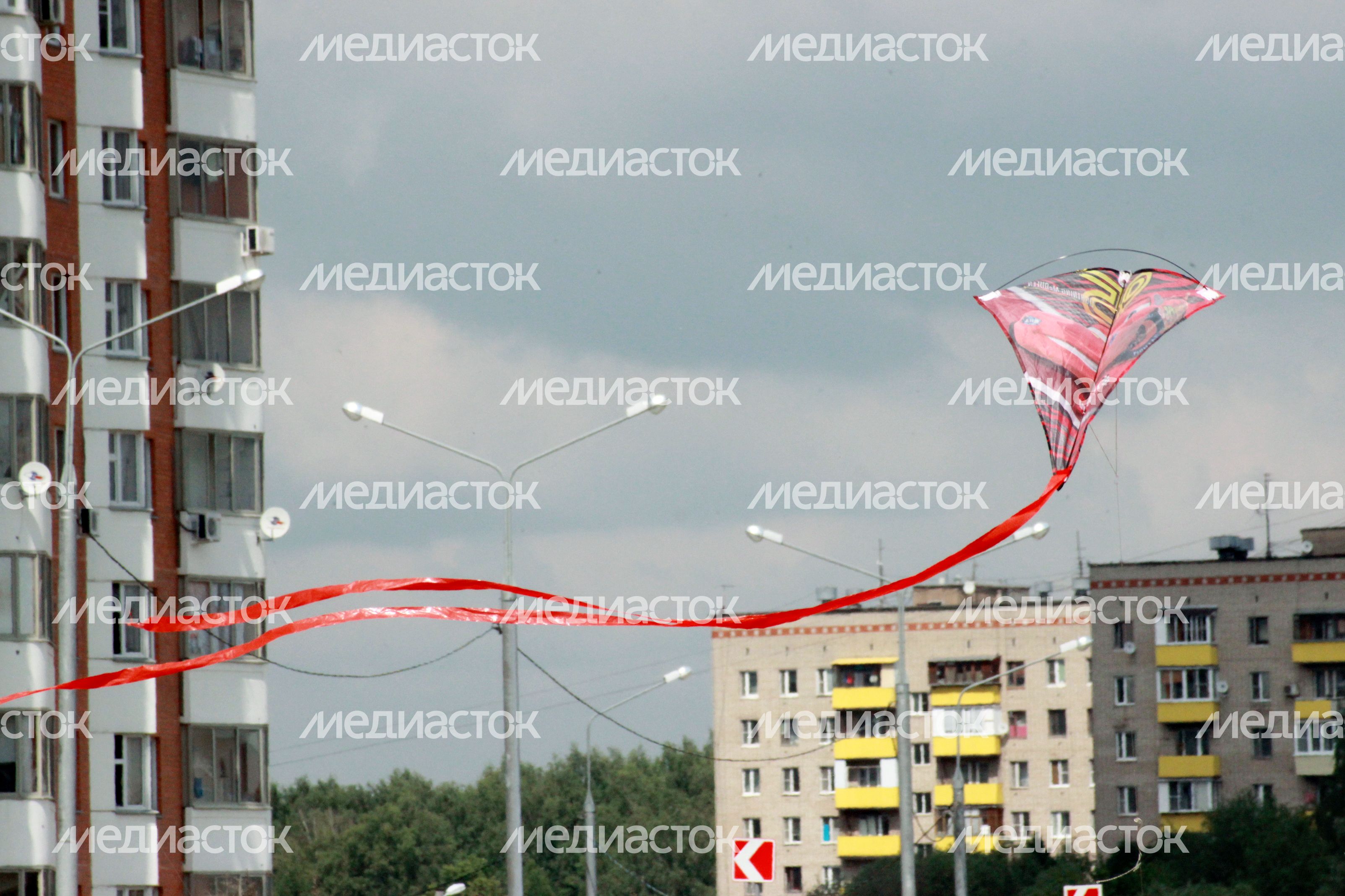 Фестиваль воздушных змеев в Лобне