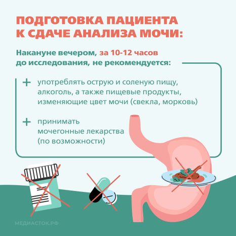 Подготовка к исследованию мочи Квадрат 03