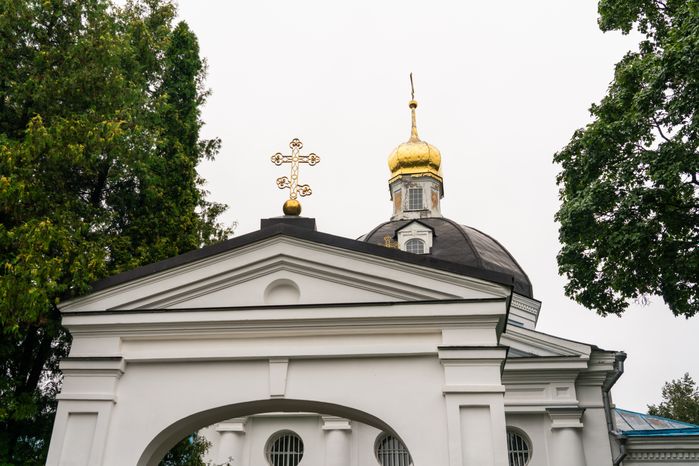 Церковь Воскресения Словущего на Николо-Железновском погосте в деревне Шипулино округа Клин