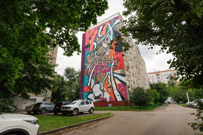 Муралы в Железнодорожном, Балашиха