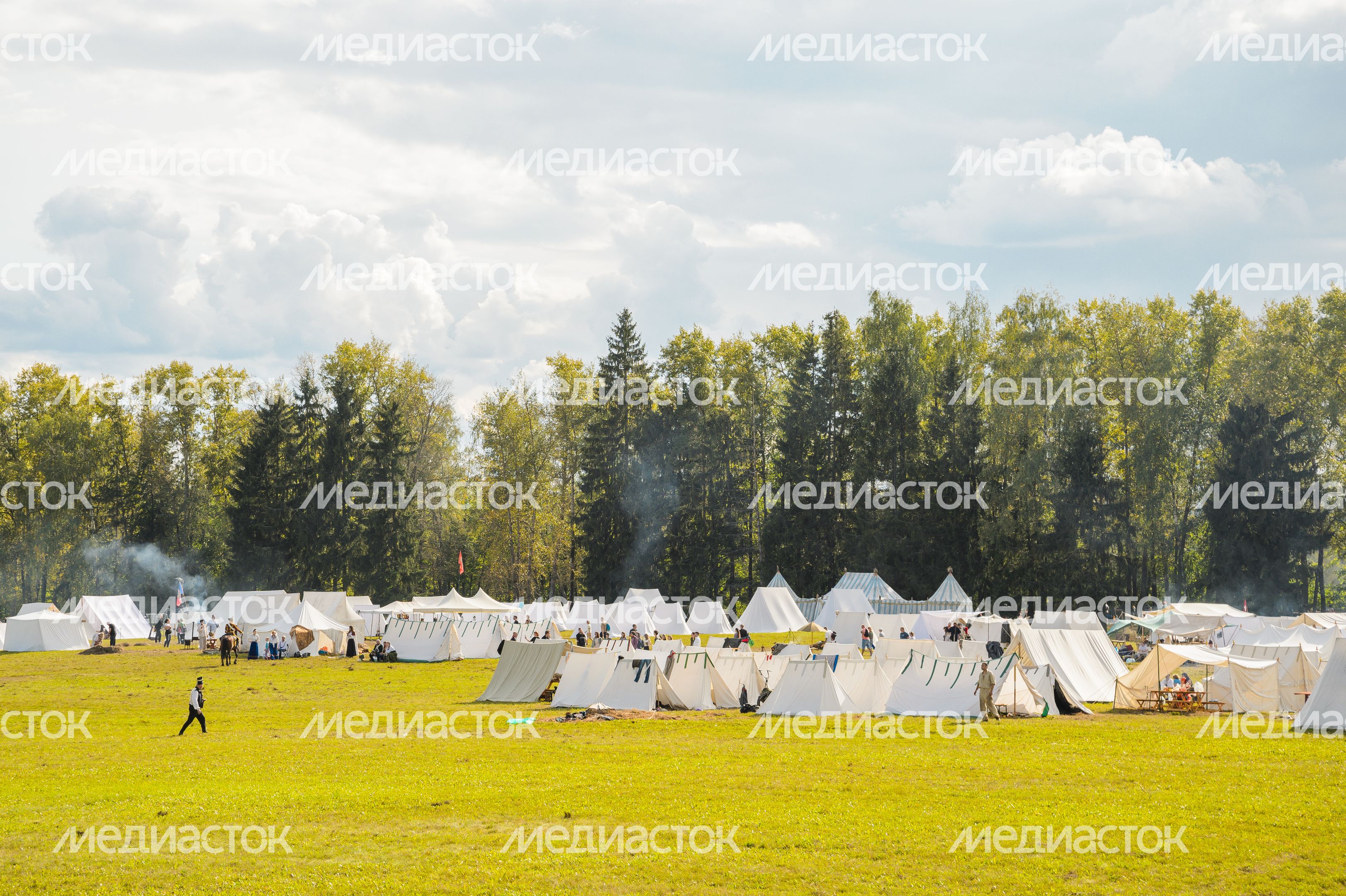 Можайский г.о., Бородино. Реконструкция Бородинской битвы