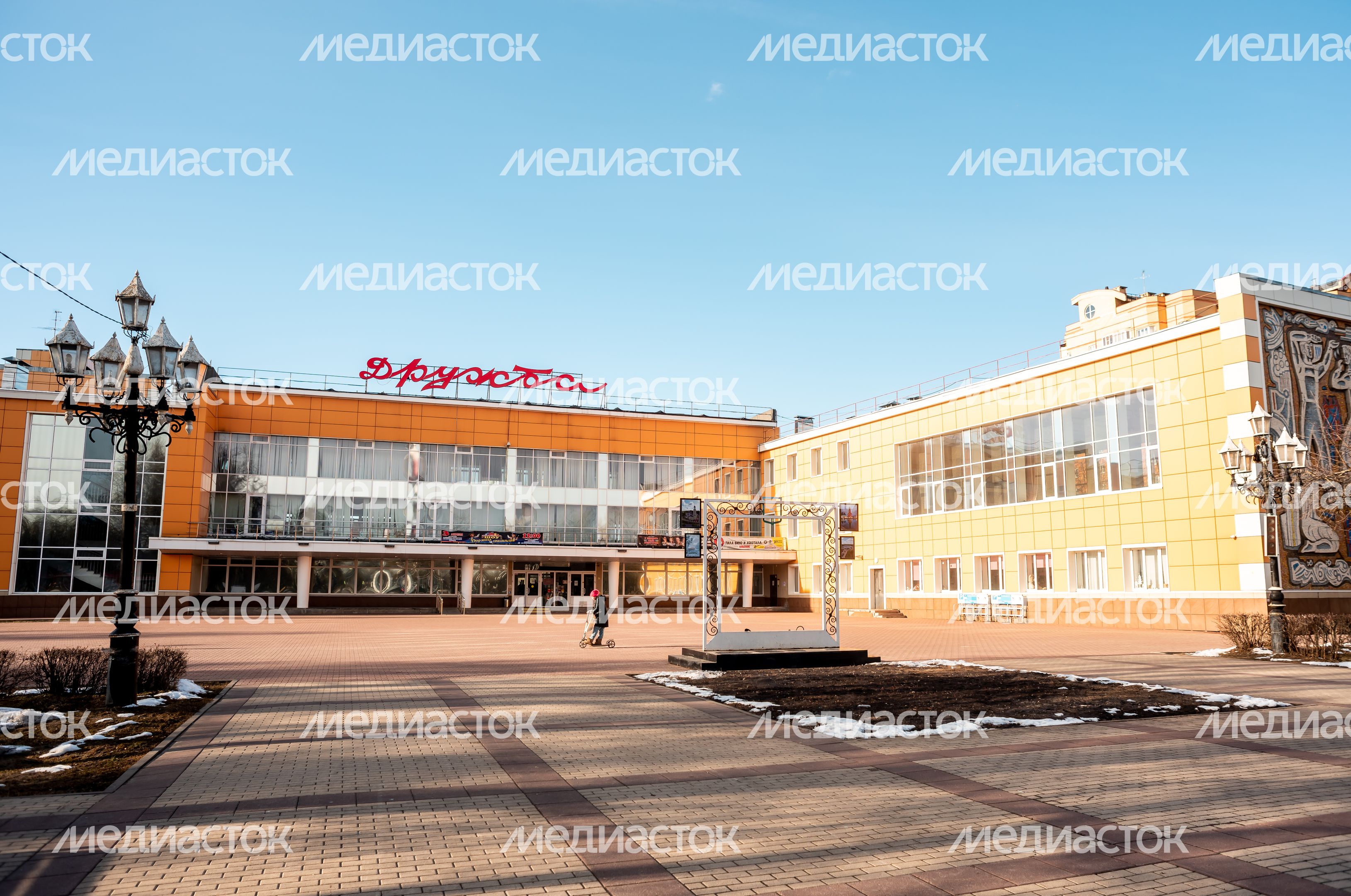 Зимние виды города Чехов