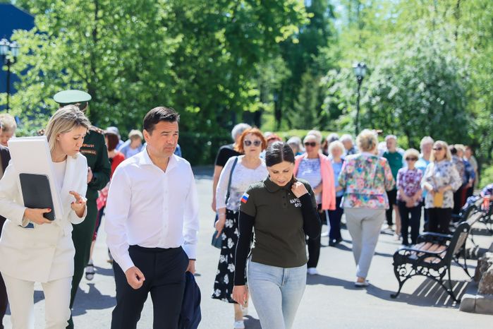 Встреча Губернатора с ранеными в реабилитационном центре «Ясенки»