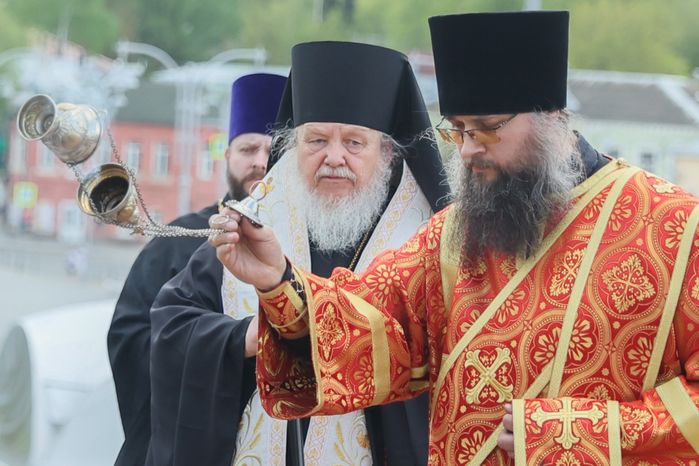 Открытие памятника митрополиту Волоколамскому и Юрьевскому Питириму