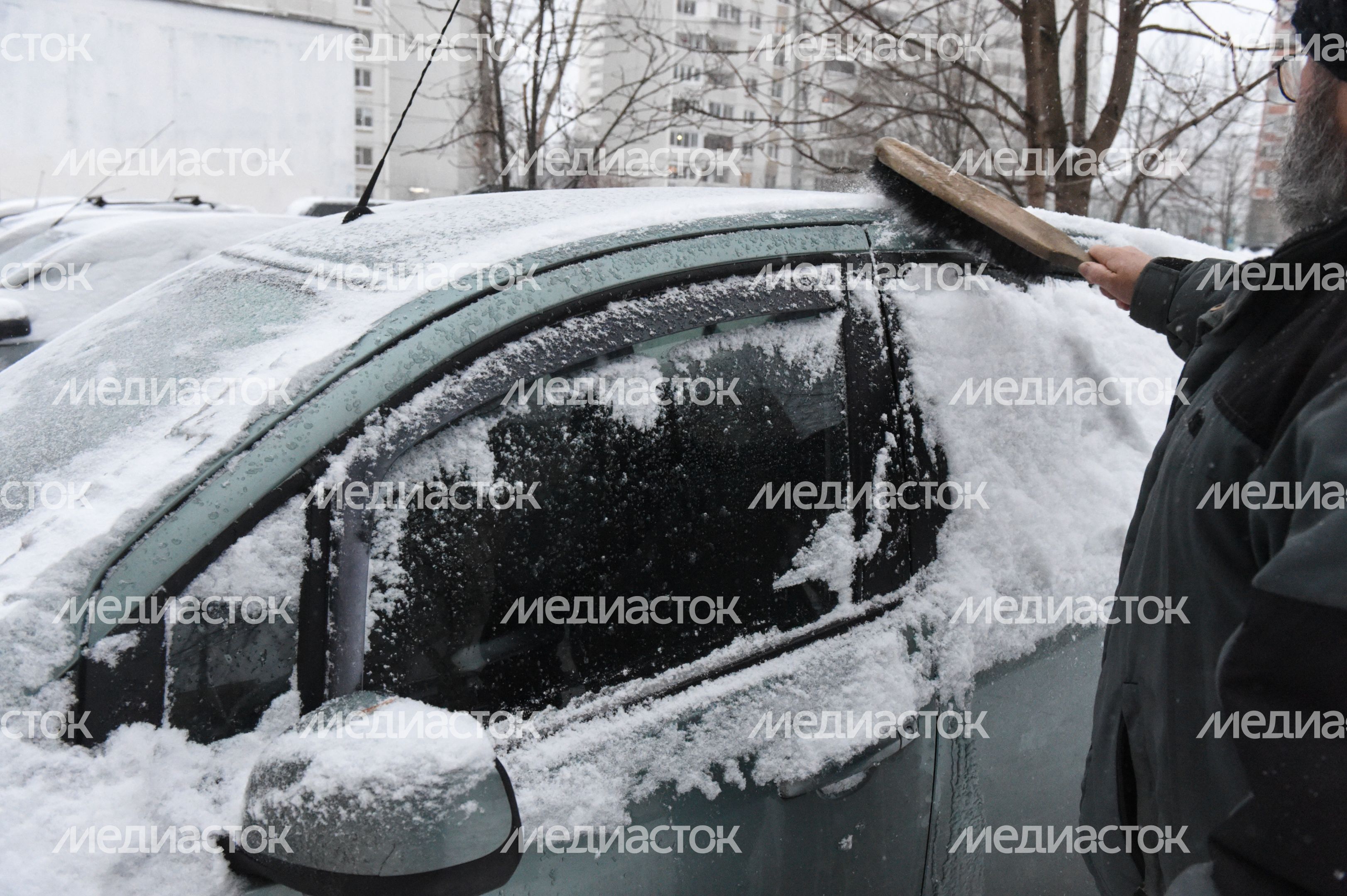 Снегопад в Москве