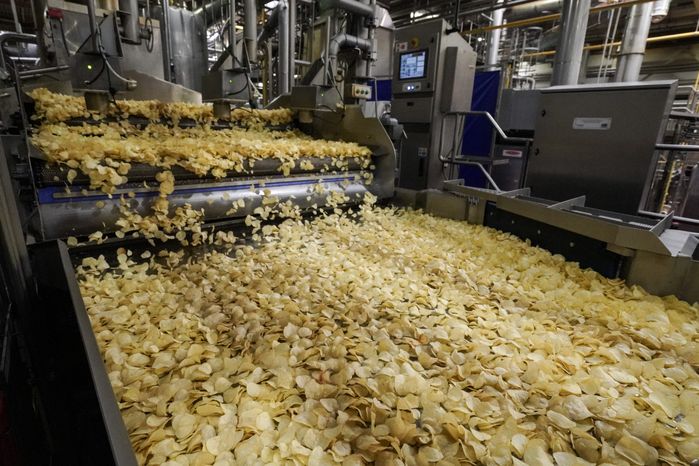 Производство чипсов Lay’s на заводе PepsiCo в Кашире