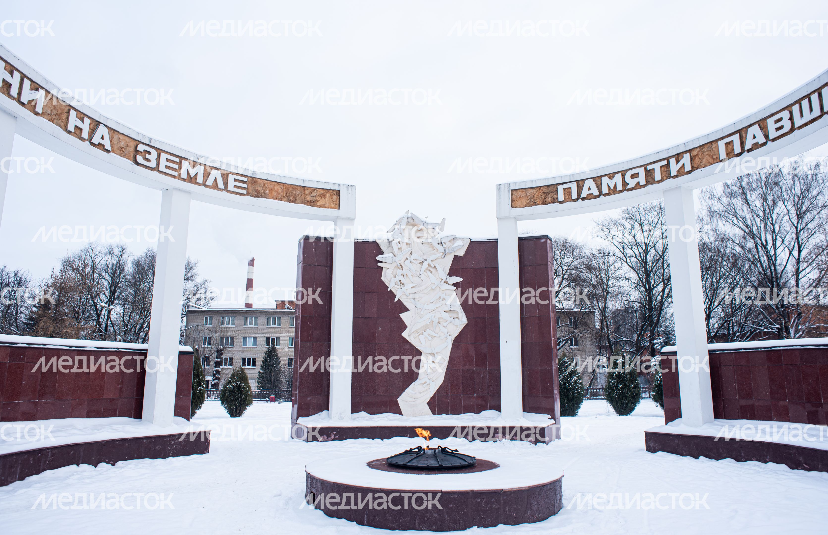 Зимние виды города Щелково