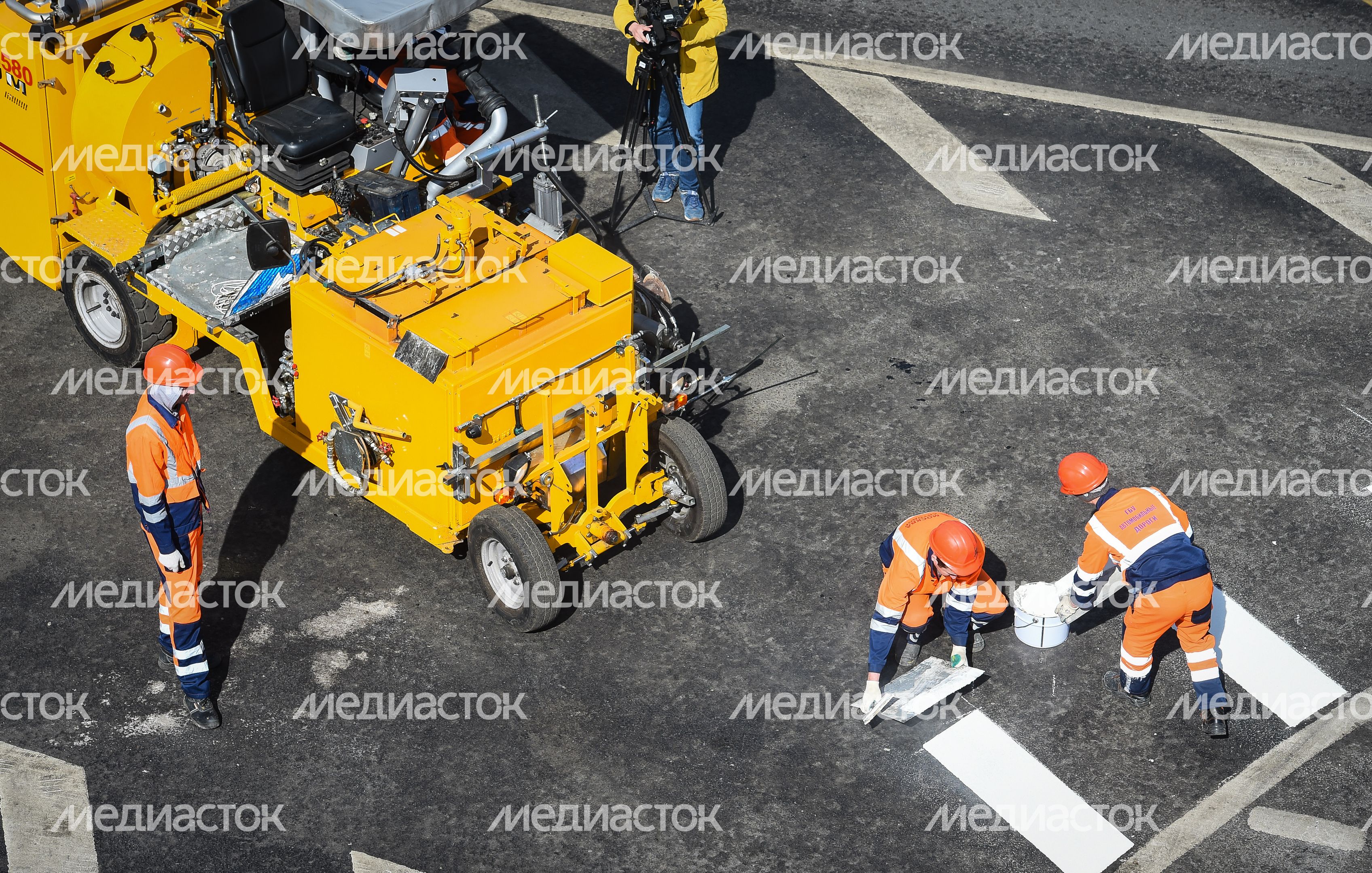 Нанесение дорожной разметки в Москве Нанесение дорожной разметки в Москве