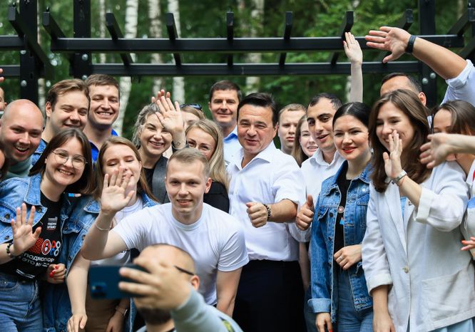 Встреча Губернатора Подмосковья с руководителями молодёжных организаций в Люберцах