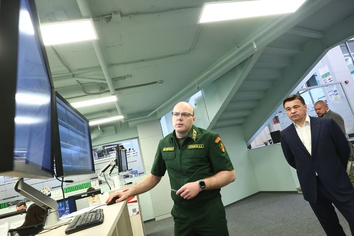 Проверка губернатором системы тушения лесных пожаров