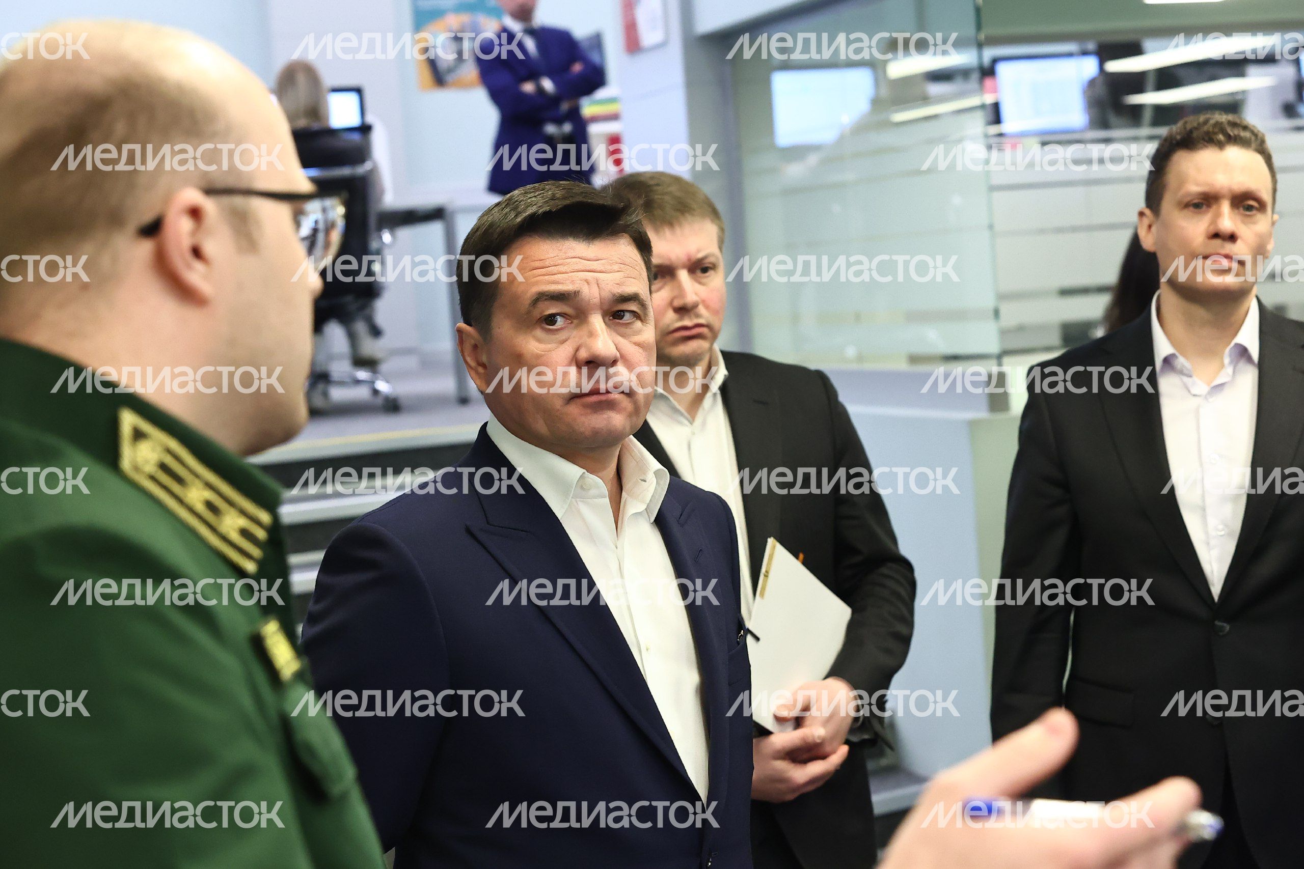 Проверка губернатором системы тушения лесных пожаров