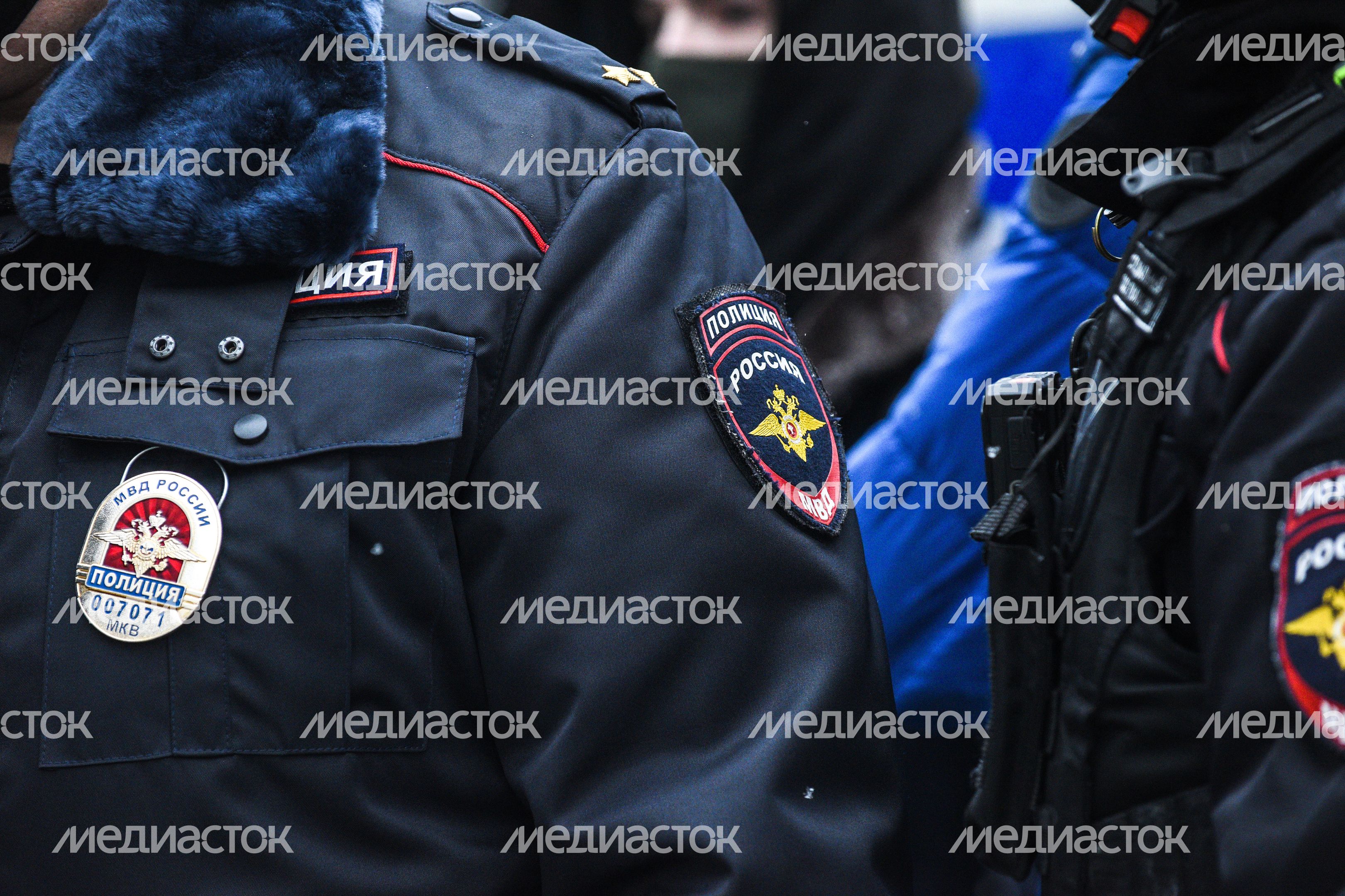 Охрана общественного порядка сотрудниками полиции в Москве