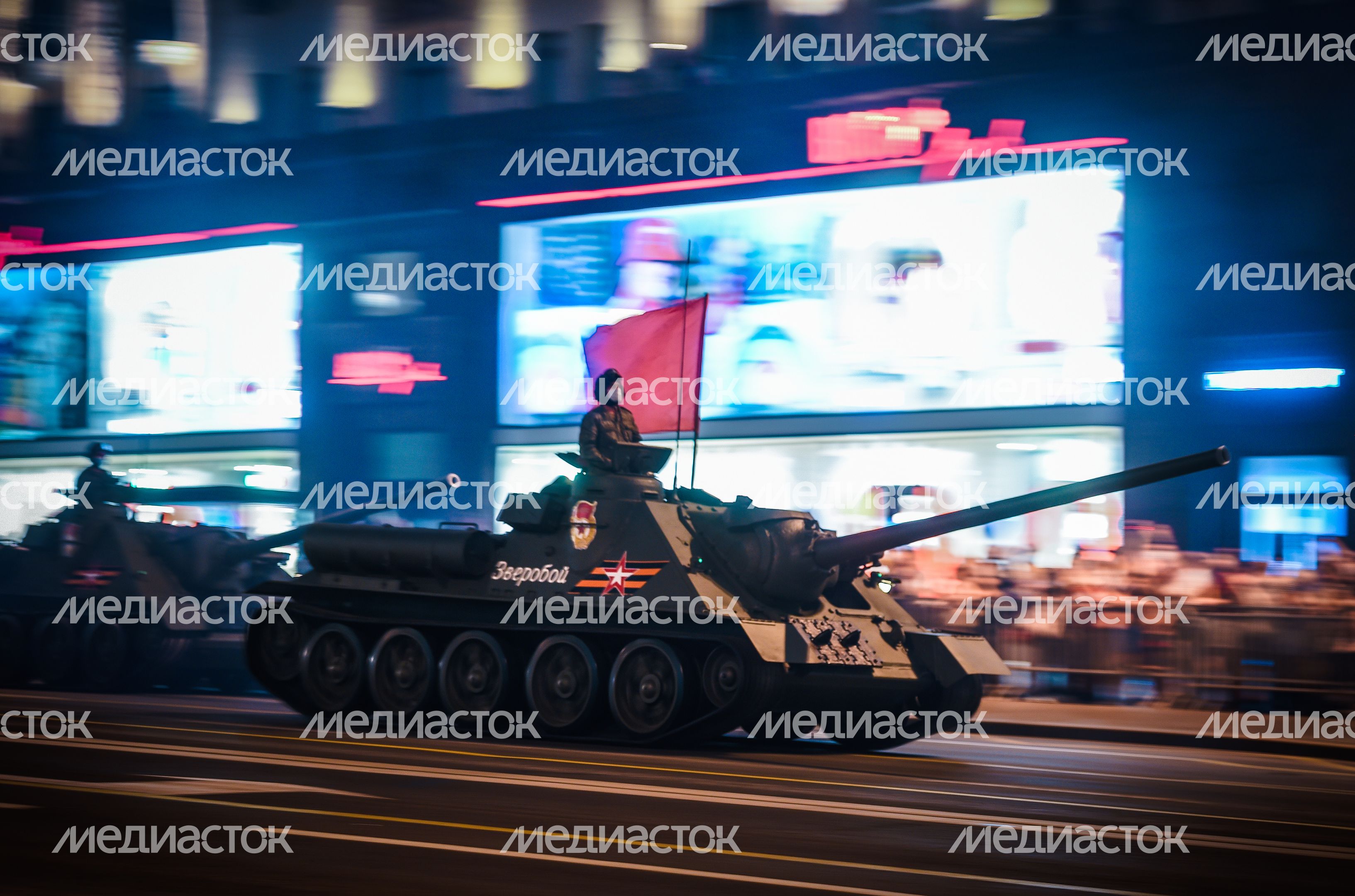 Вторая репетиция парада Победы в Москве
