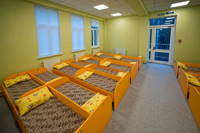 Новый детский сад образовательного комплекса «Бородино» в деревне Бережки округа Подольск
