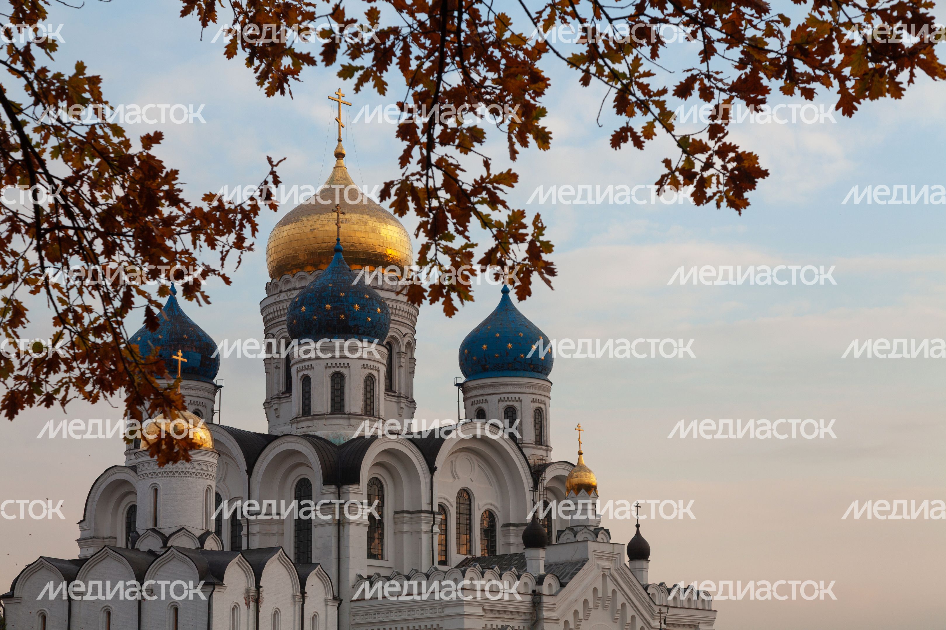 Осенние виды Николо-Угрешского монастыря города  Дзержинский округа Люберцы