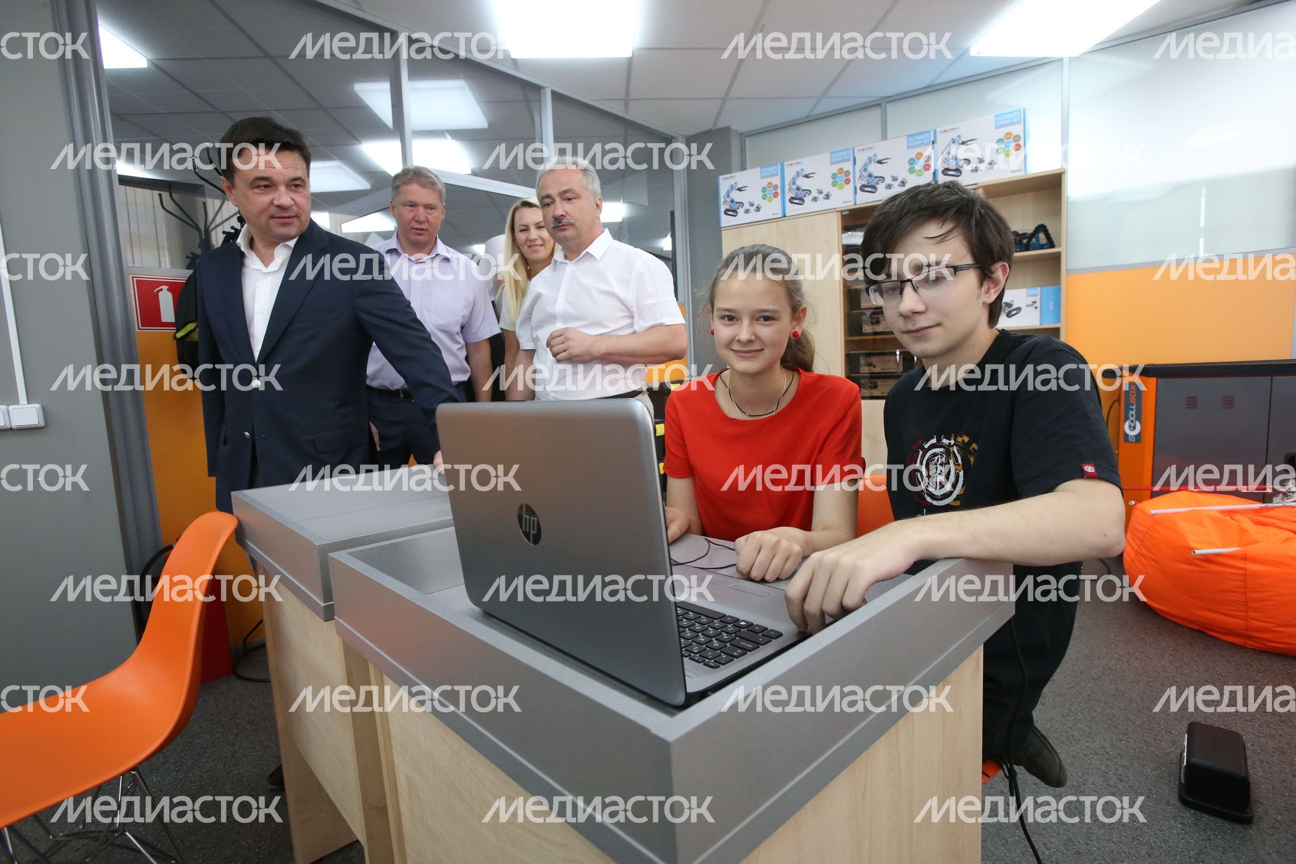 Андрей Воробьев посетил с официальным визитом город Королев