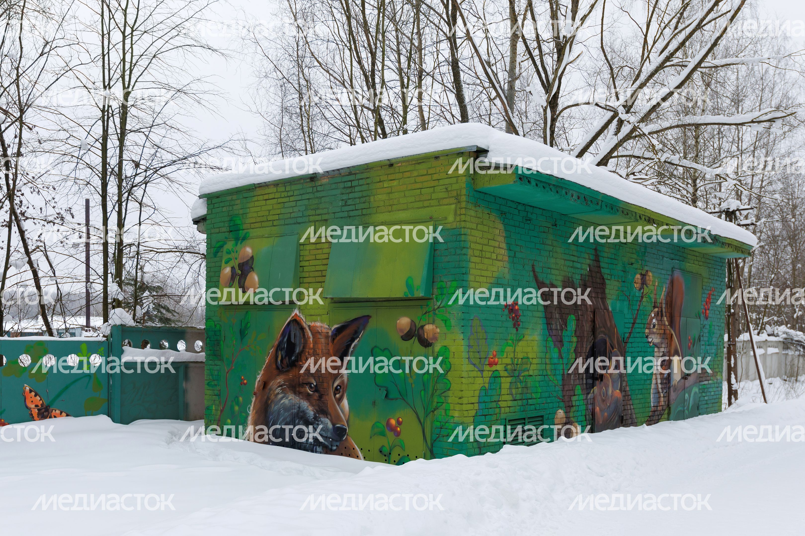 Парк "Авангард" в Электростали. Зима Парк "Авангард" в Электростали. Зима