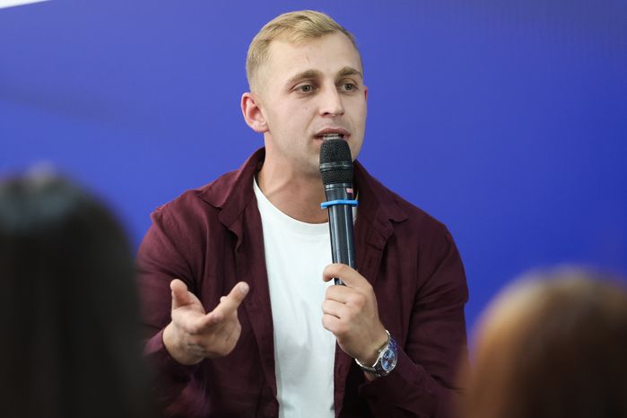 Саша Стоун на фестивале регионального движения "Волонтеры Подмосковья"